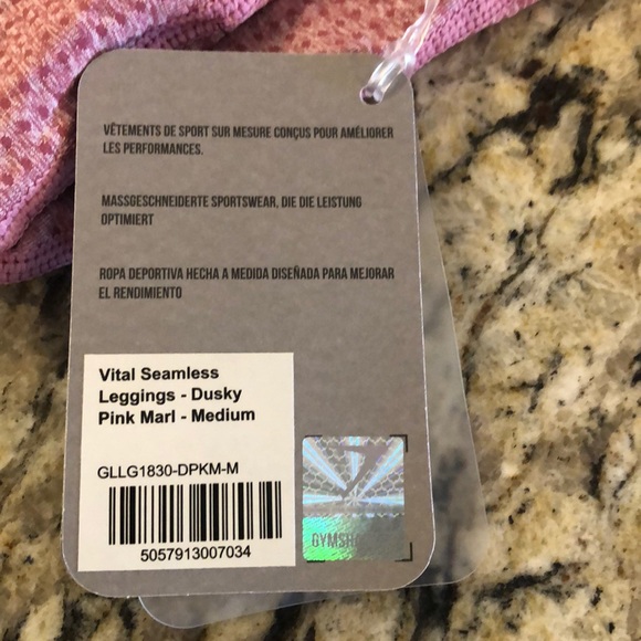 Gymshark Vital Seamless Leggings NWT Sz Medium - Picture 7 of 7